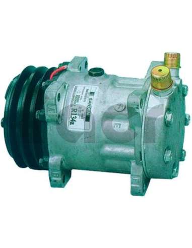 Compresor, aire acondicionado A.c.r 130122 - COMPRESOR SD 7H15 2A 132MM 24V V-O R (FC)