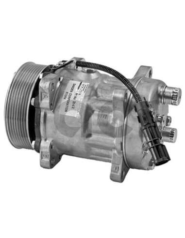 Compresor, aire acondicionado A.c.r 130220 - COMPRESOR SD 7H15 PV8 123MM 24V H-O R (KH)