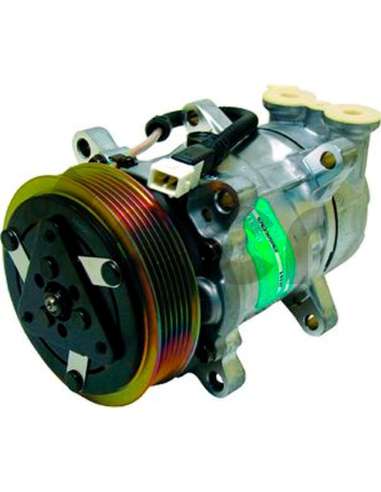 Compresor, aire acondicionado A.c.r 130528 - COMPRESOR SD 6V12 PV6 123MM ST6 12V V-B (VFD)(VFA)