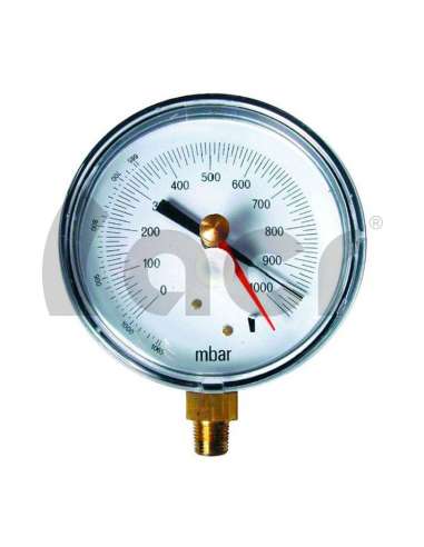 VACUOMETRO DIAM 80MM 1/8 NPT  A.c.r 204042