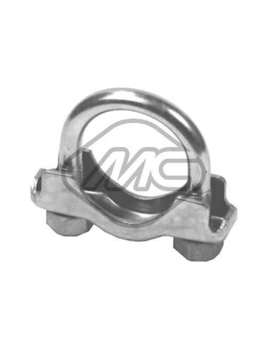 Conectores de tubos, sistema de escape Metalcauch 00593 - MC BRIDA REFORZADA 45 MM