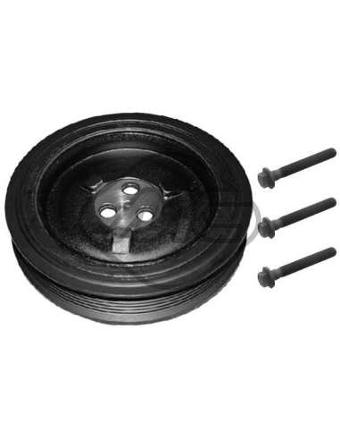 Kit poleas, cigüeñal Metalcauch 16018 - MC KIT POLEA CIG. TRANSIT 2.4 MEYLE-ORIGINAL Quality