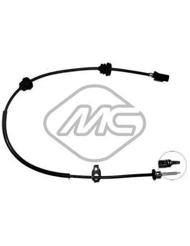 Árbol flexible del velocímetro Metalcauch 80179 - MC CABLE CUENTAKILOMETROS GOL COFLE