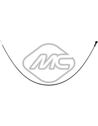 Cable del capó del motor Metalcauch 80297 - MC CABLE STARTER R4 CLASSIC