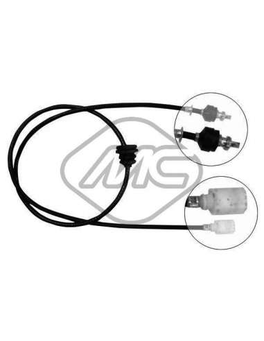 Árbol flexible del velocímetro Metalcauch 80442 - MC CABLE CUENTAKILOMETROS DUC COFLE