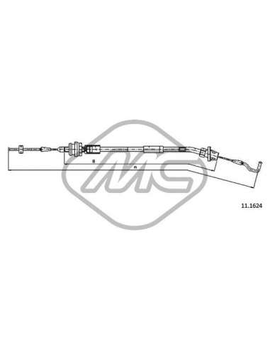 Cable del acelerador Metalcauch 80687 - MC CABLE ACELER. 316-318I COFLE