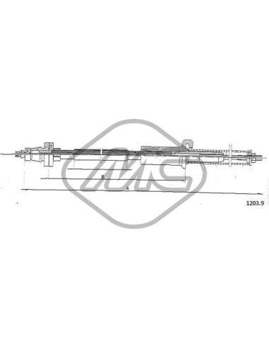 Cable del acelerador Metalcauch 81442 - MC CABLE ACELER. 127900 CC COFLE