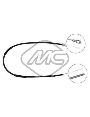 Cable de accionamiento, accionamiento del embrague Metalcauch 82406 - MC CABLE ENBR. ASCONA B 1,9-2