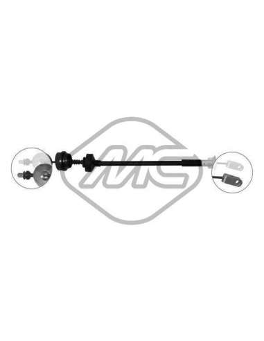Cable de accionamiento, accionamiento del embrague Metalcauch 82683 - MC CABLE ENBR. 205 ALL CAMBIO