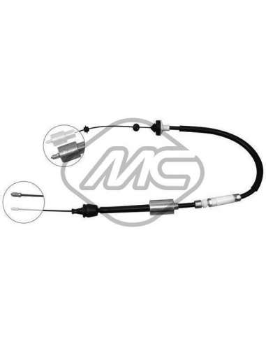 Cable de accionamiento, accionamiento del embrague Metalcauch 82932 - MC CABLE ENBR. LAGUNA 1,9 DTI