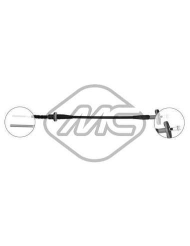 Cable de accionamiento, accionamiento del embrague Metalcauch 83311 - MC CABLE ENBR. SWIFTALL