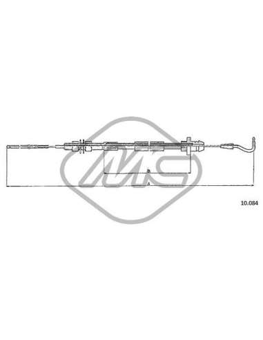 Cable del acelerador Metalcauch 83787 - MC CABLE ACELER. GOLF COFLE