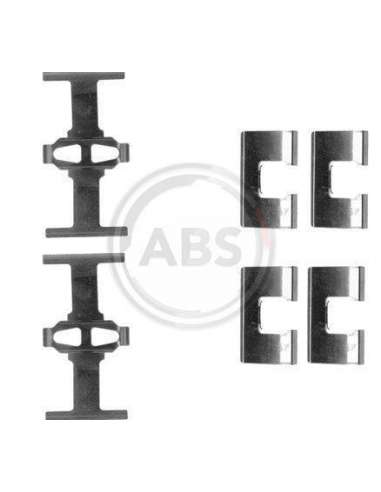 Kit de accesorios, pastillas de frenos Abs 1203Q - ACCESORIOS DE FRENO HONDA