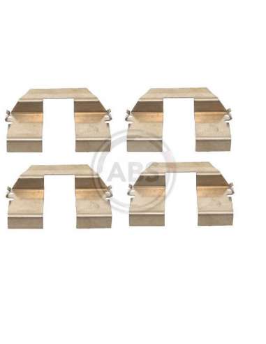 Kit de accesorios, pastillas de frenos Abs 1232Q - ACCESORIOS DE FRENO SEAT/VOLKSWAGEN
