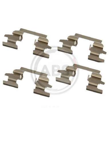 Kit de accesorios, pastillas de frenos Abs 1625Q - ACCESORIOS DE FRENO RENAULT/NISSAN