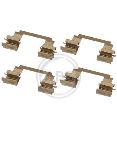 Kit de accesorios, pastillas de frenos Abs 1627Q - ACCESORIOS DE FRENO TOYOTA