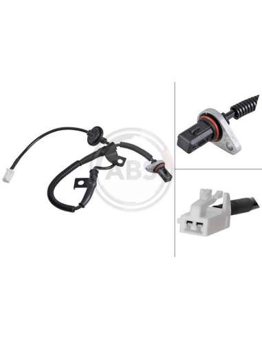 Sensor, revoluciones de la rueda Abs 30912 - SENSOR VELOCIDAD  KIA