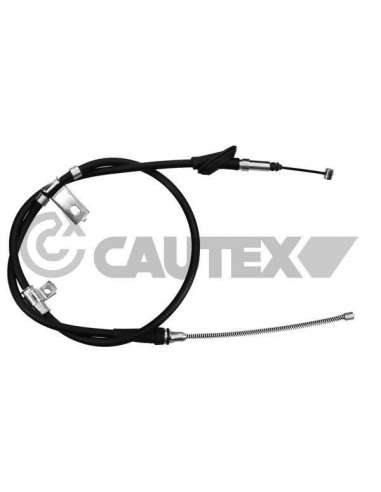 Cable de accionamiento, freno de estacionamiento Izq. Cautex 168325 - CAUTEX MANDO FRENO IZQUIERDO