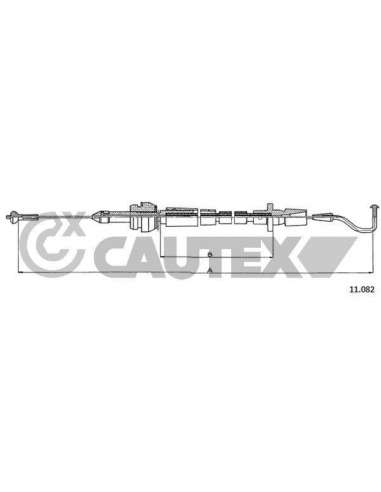 Cable del acelerador Cautex 466192 - CAUTEX MANDO ACELERADOR