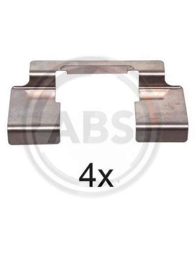 Kit de accesorios, pastillas de frenos Abs 1235Q - ACCESORIOS DE FRENO NISSAN
