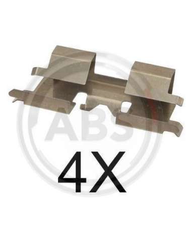 Kit de accesorios, pastillas de frenos Abs 1662Q - ACCESORIOS DE FRENO MAZDA/SUZUKI