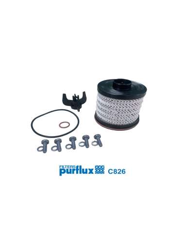 Filtro combustible Purflux C826 - PURFLUX FILTRO COMBUSTIBLE C82