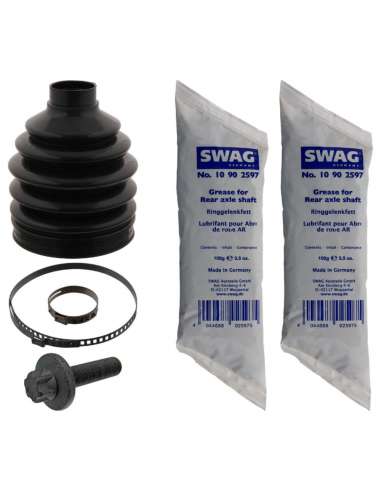 Juego de fuelles, árbol de transmisión Del. Swag 10 94 3449 - SWAG JGO MANGUITO GUARDAPO