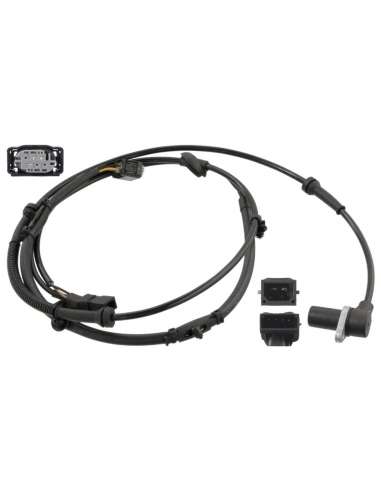 Sensor, revoluciones de la rueda Tras. Izq. Swag 30 10 4173 - SWAG SENSOR ABS