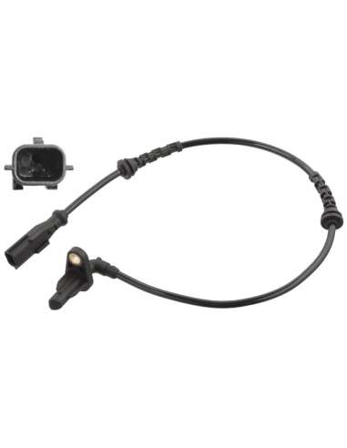 Sensor, revoluciones de la rueda Tras. Izq. Swag 60 10 6103 - SWAG SENSOR ABS