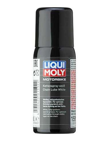 Liqui Moly 1592 - Motorbike Spray blanco para cadenas 50 ml