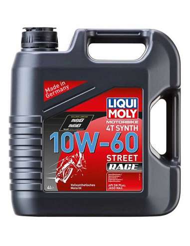 Liqui Moly 1687 - Motorbike 4T Synth 10W-60 Street Race 4L