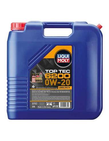 Liqui Moly 20782 - Aceite Top Tec 6200 0W20 20L