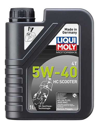 Liqui Moly 20829 - Aceite Motorbike 4T 5W-40 HC Scooter 1L