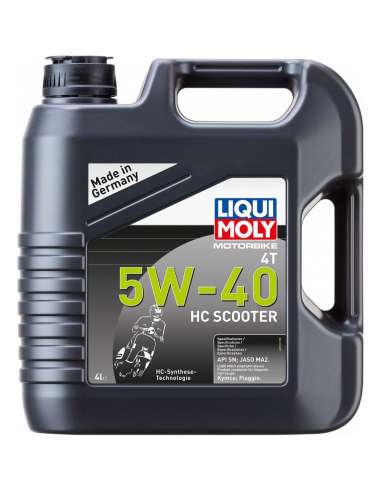 Liqui Moly 20830 - Aceite Motorbike 4T 5W-40 HC Scooter 5L