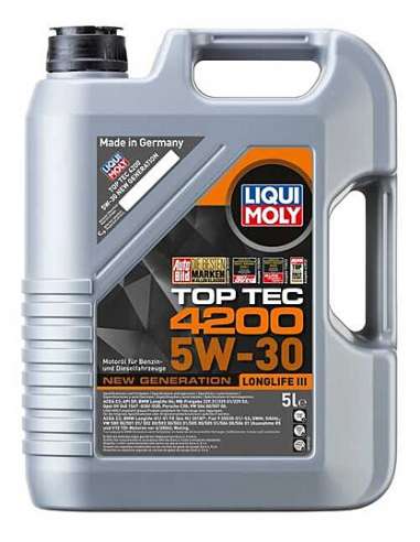 Liqui Moly 8973 - Aceite Top Tec 4200 5W-30 New Generation 5L