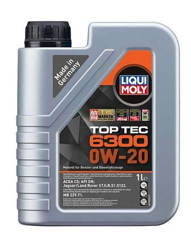 Liqui Moly 21216 - Aceite Top Tec 6300 0W-20 1L