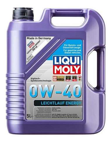 Liqui Moly 21223 - Aceite Leichtlauf Energy 0W-40 5L