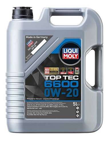 Liqui Moly 21411 - Aceite Top Tec 6600 0W-20 5L