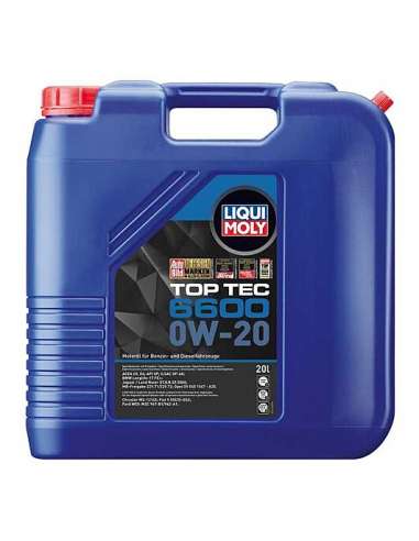 Liqui Moly 21412 - Aceite Top Tec 6600 0W-20 20L