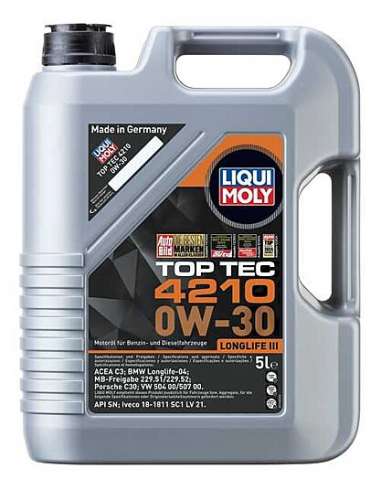 Liqui Moly 21605 - Aceite Top Tec 4210 0W-30 5L