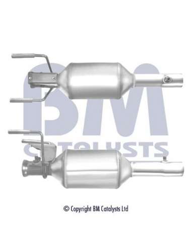 Filtro hollín/partículas, sistema escape Bm Catalysts BM11016 - DPF MERCEDES SPRINTER Approved