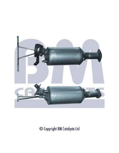 Filtro hollín/partículas, sistema escape Bm Catalysts BM11024 - DPF VOLVO S60 Approved