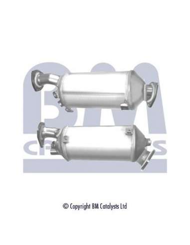 Filtro hollín/partículas, sistema escape Bm Catalysts BM11032 - DPF AUDI A4 Approved