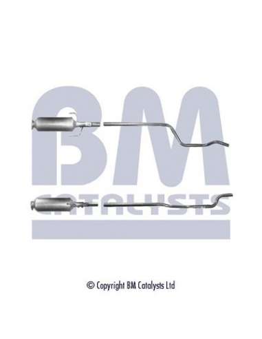 Filtro hollín/partículas, sistema escape Bm Catalysts BM11062 - DPF OPEL MERIVA A Approved