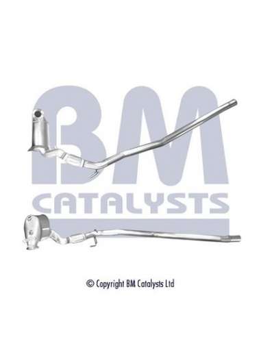Filtro hollín/partículas, sistema escape Bm Catalysts BM11414 - DPF AUDI A3 Approved