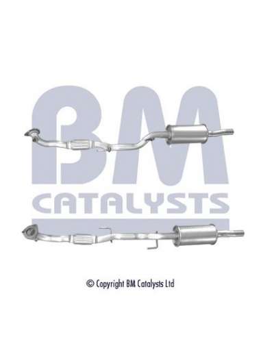 Tubo de escape Bm Catalysts BM50618 - Connecting Pipe VOLKSWAGEN FOX