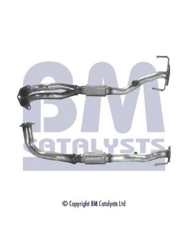 Tubo de escape Bm Catalysts BM70122 - Front Pipe MITSUBISHI COLT
