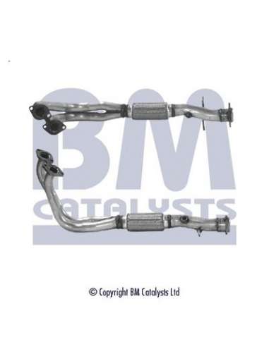 Tubo de escape Bm Catalysts BM70127 - Front Pipe SAAB 9000