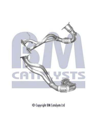 Tubo de escape Bm Catalysts BM70564 - Front Pipe AUDI S3