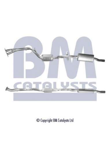 Catalizador Bm Catalysts BM91202H - Petrol Cat BMW 316i Approved